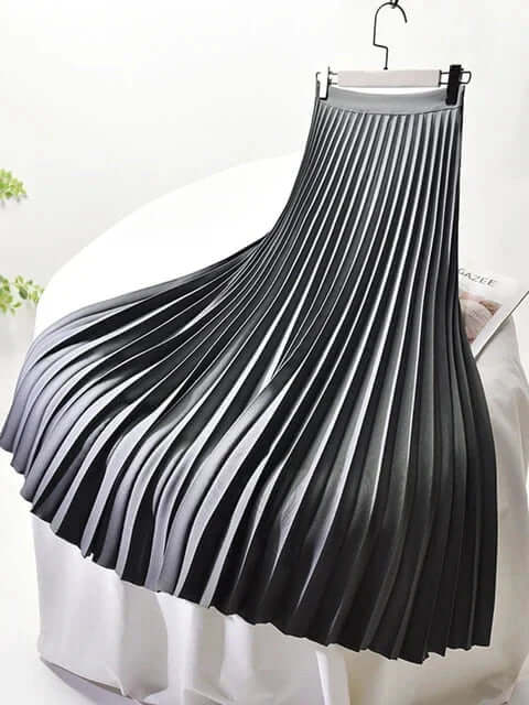Elegant pleated skirt for women-DESTINY