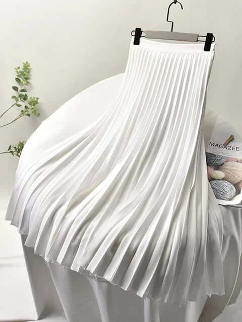 Elegant pleated skirt for women-DESTINY