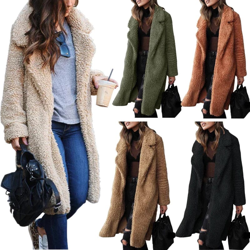 Long teddy coat - Stylish design for modern women-DESTINY