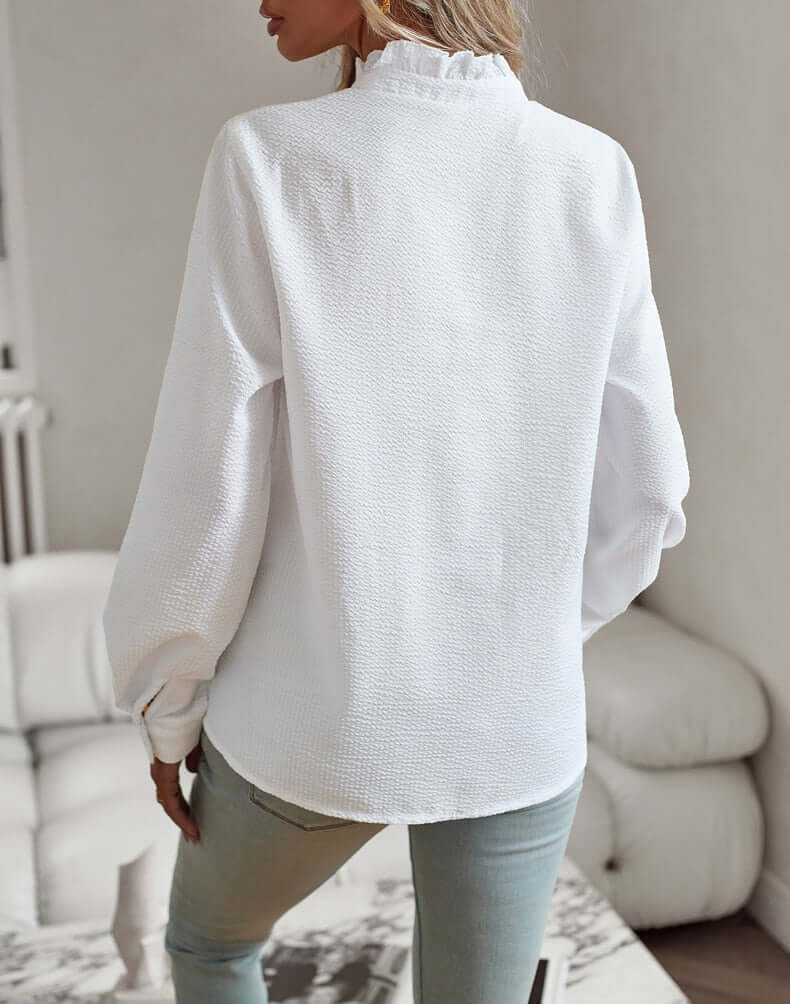Lisbeth - Elegant long sleeve blouse-DESTINY