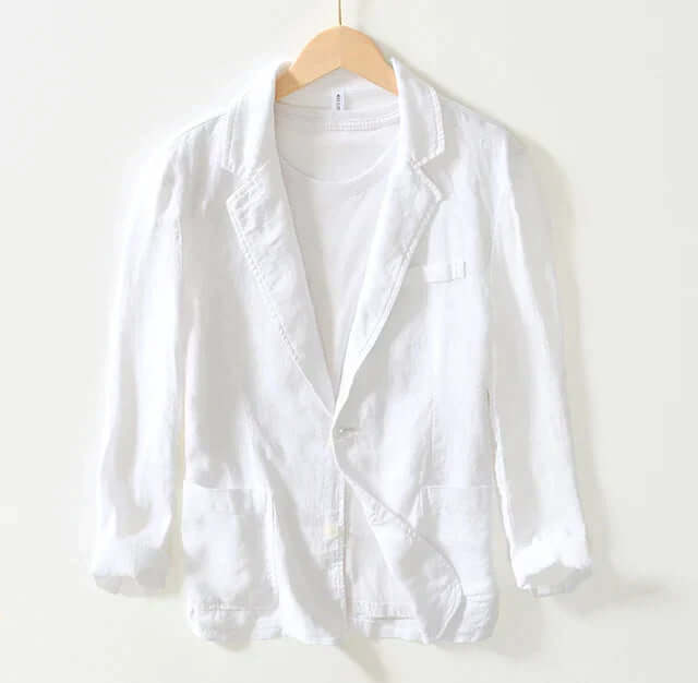 Harlow - Casual linen blazer-DESTINY