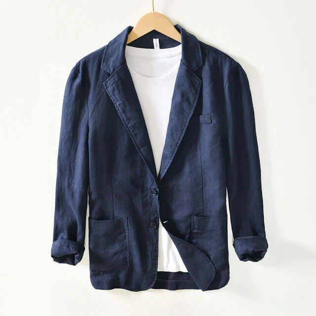 Harlow - Casual linen blazer-DESTINY
