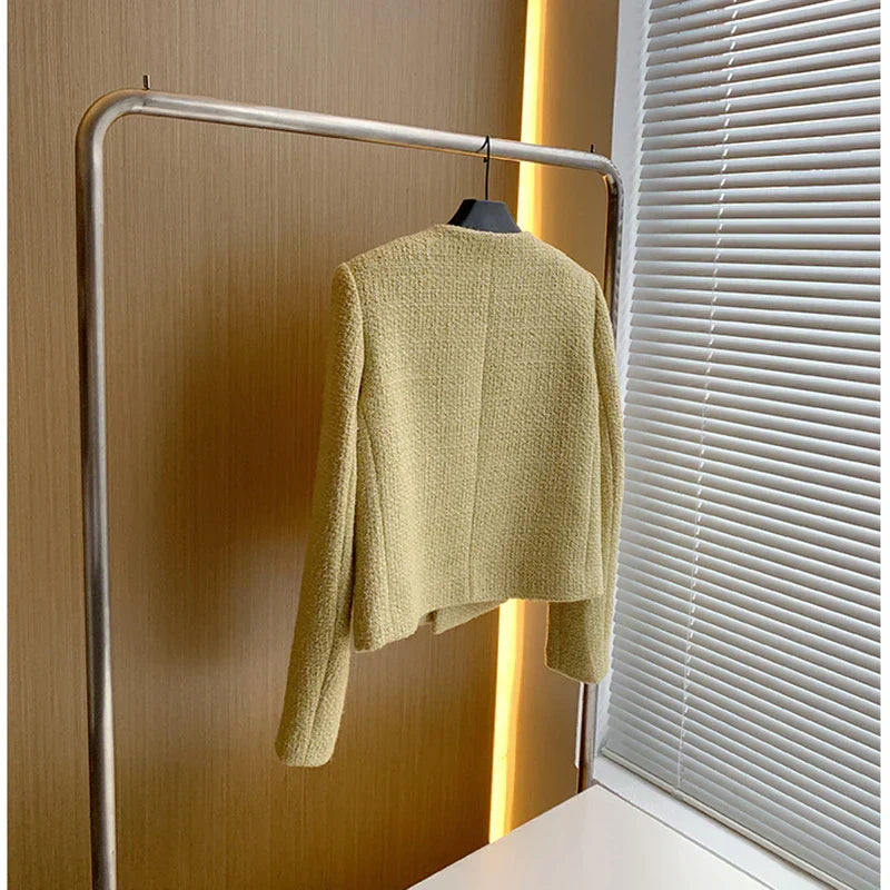 Elegant casual short jacket - Ideal for layering - Lightweight and breathable material-DESTINY