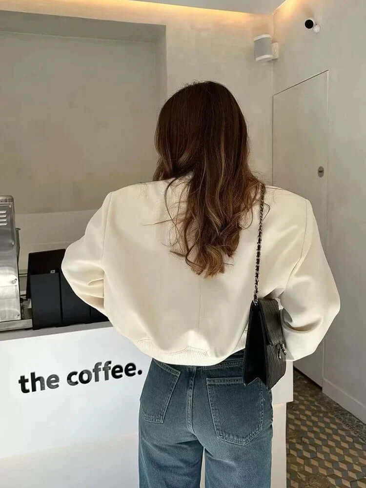 Ladies bomber jacket-DESTINY