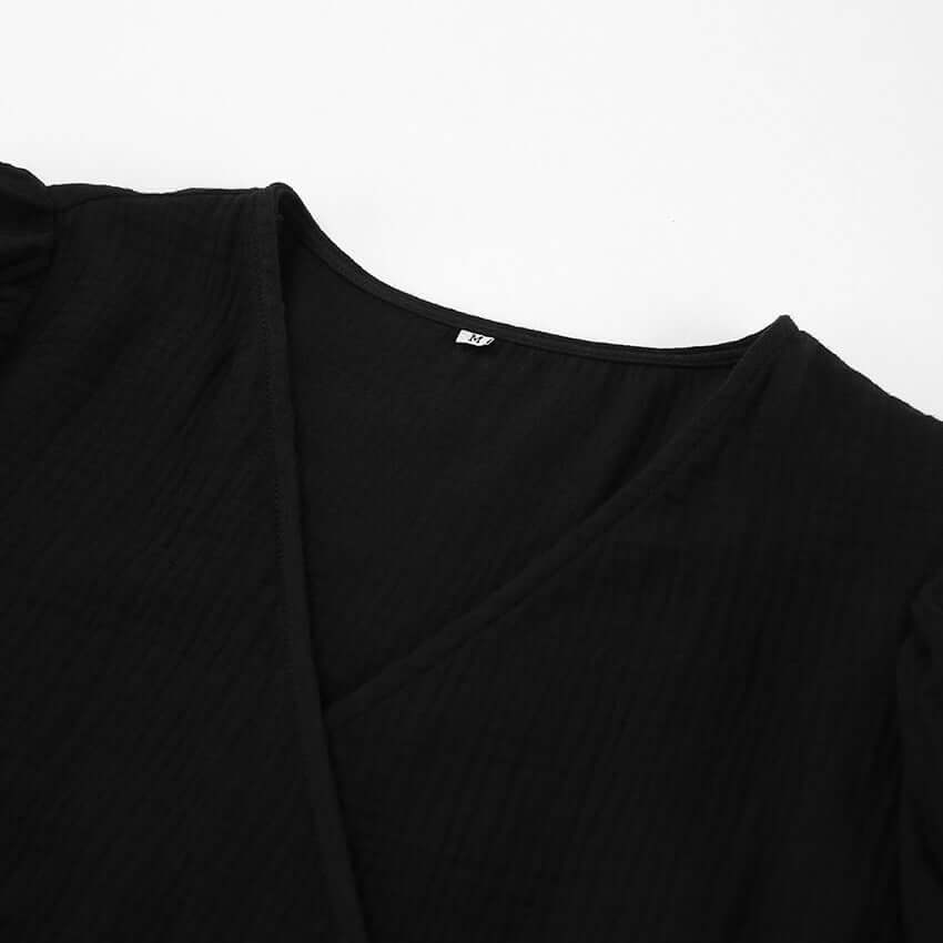 Miranda - Bohemian two-piece set with wrap skirt and crop top-DESTINY