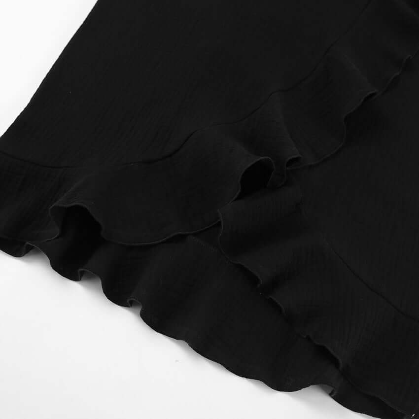 Miranda - Bohemian two-piece set with wrap skirt and crop top-DESTINY