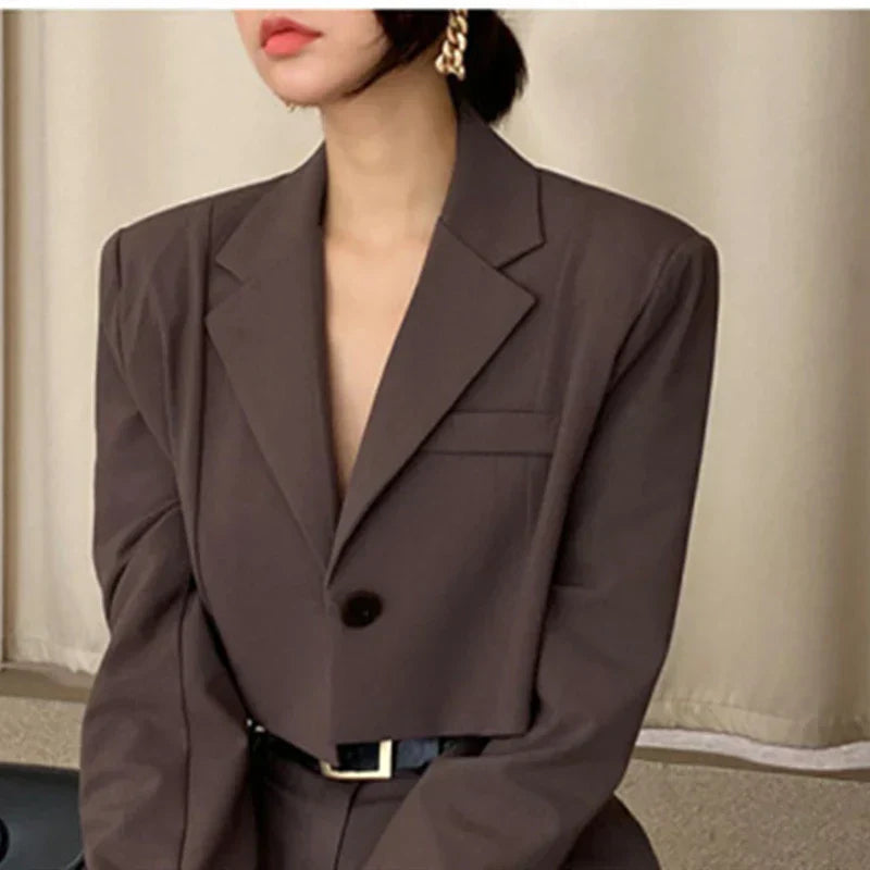 Lady blazer suits for fashionable chic-DESTINY