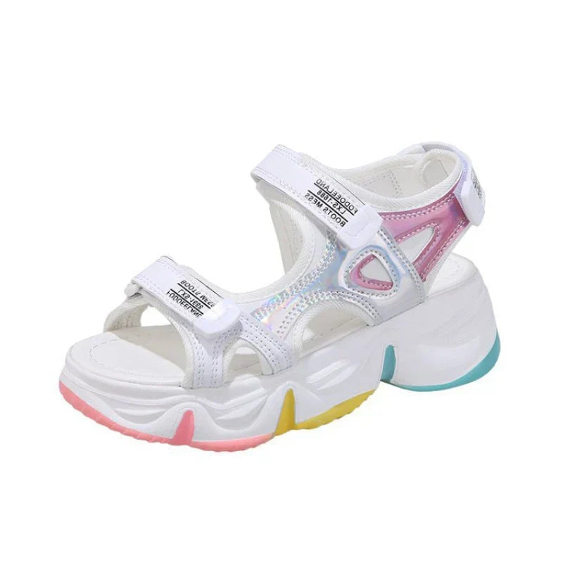 Colourful platform sandals-DESTINY