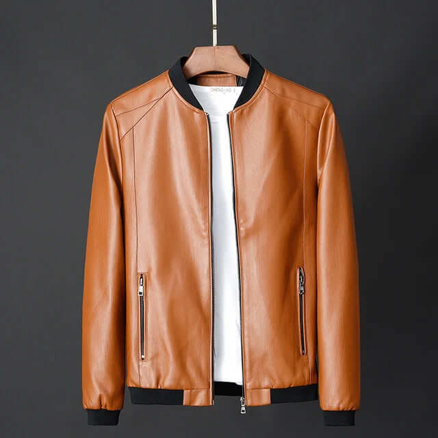 Alonzo - Winter Leather Jacket-DESTINY