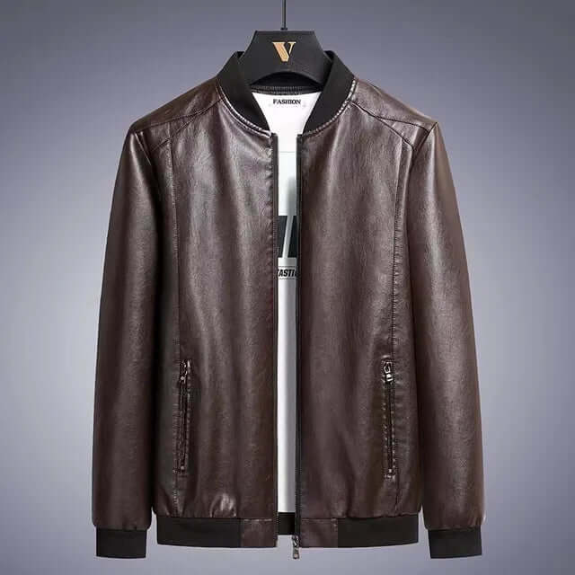 Alonzo - Winter Leather Jacket-DESTINY