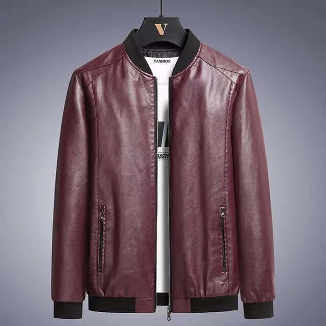 Alonzo - Winter Leather Jacket-DESTINY