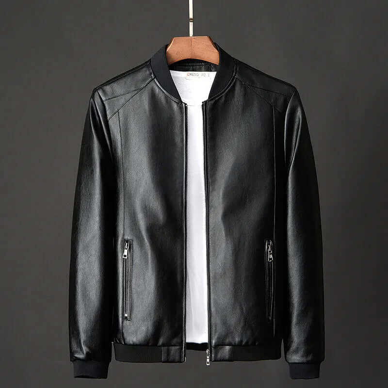 Alonzo - Winter Leather Jacket-DESTINY