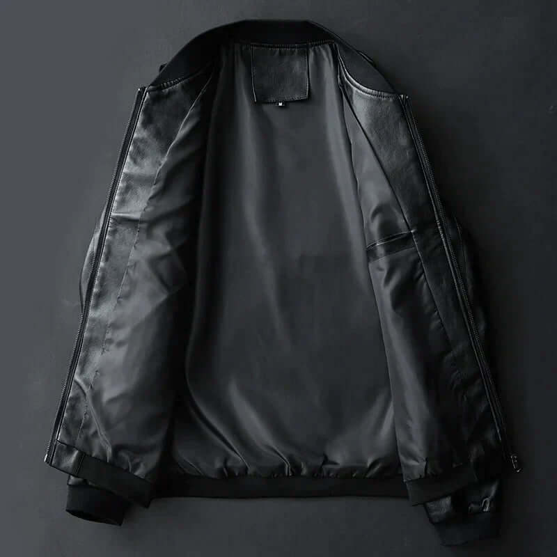 Alonzo - Winter Leather Jacket-DESTINY