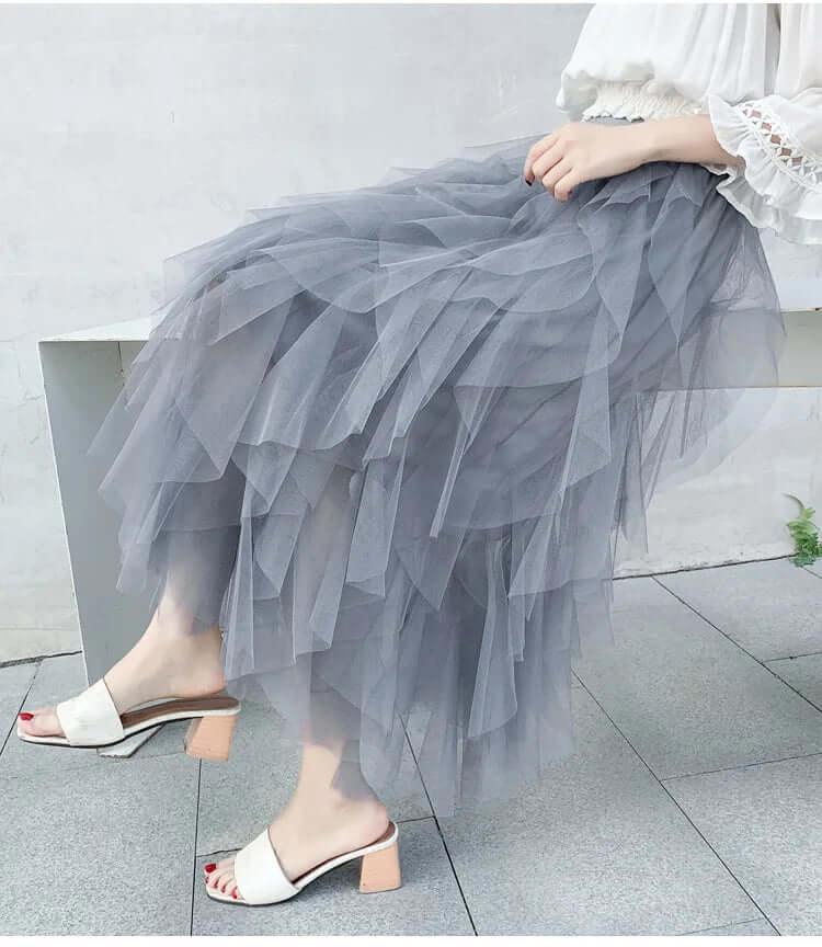 Fairy-style tulle skirt-DESTINY