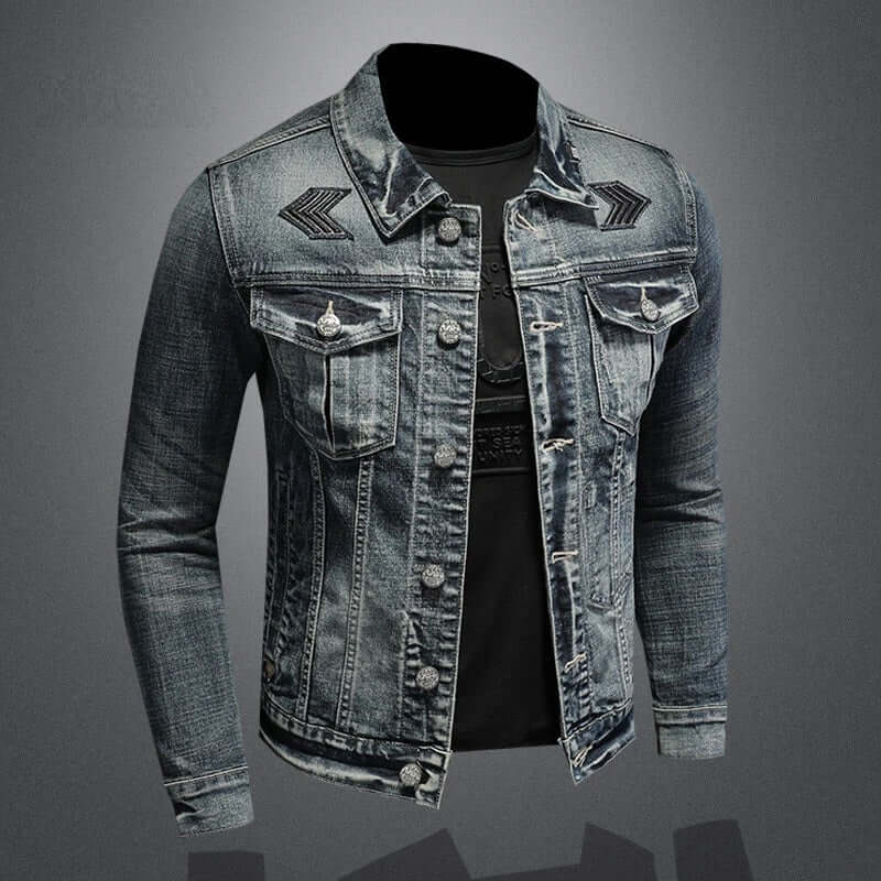 Phil - Denim jacket for men-DESTINY