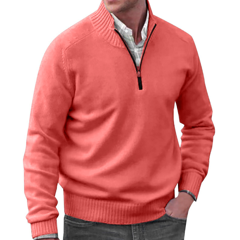 ALBIE - ELEGANT SWEATER WITH ZIPPER-DESTINY