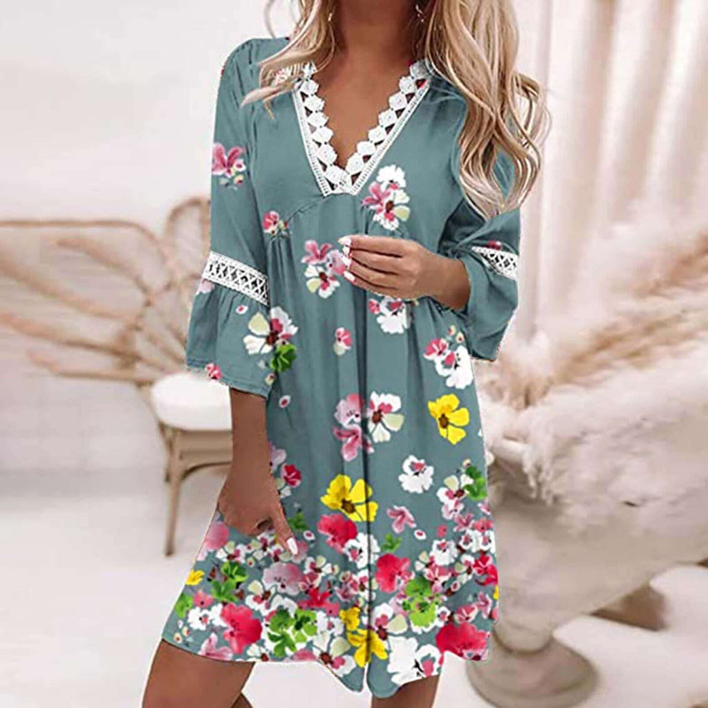 Savannah™ Breezy Blooms Summer Dress-DESTINY