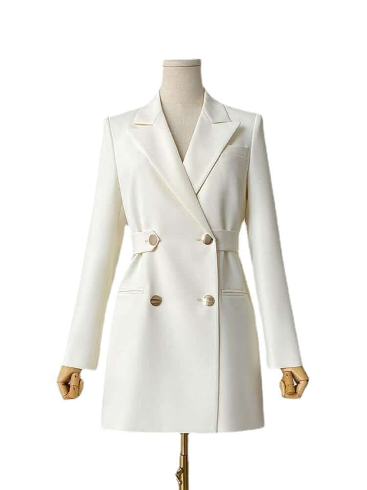 Stylish women's blazer with belt for the perfect look-DESTINY