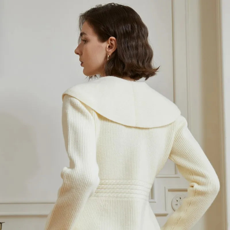 Ladies knitted jumper spring cardigan - Stylish design for modern women - Casual wear for everyday comfort-DESTINY