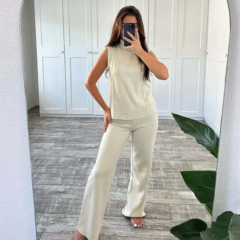 Elegant sleeveless sets-DESTINY