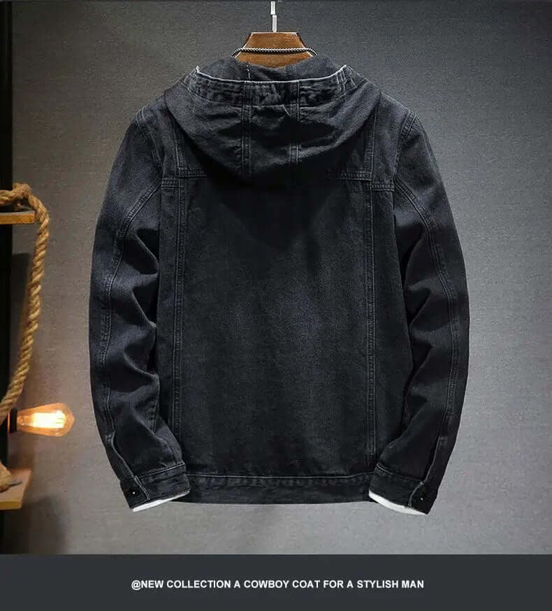 Reynan - Denim hooded jacket-DESTINY