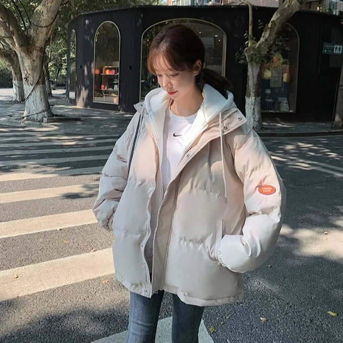 Jacket with hood and drawstring-DESTINY