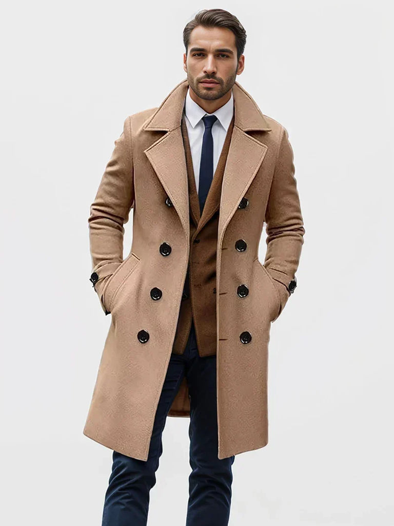 ARIES - Stylish Men's Trench Coat-DESTINY