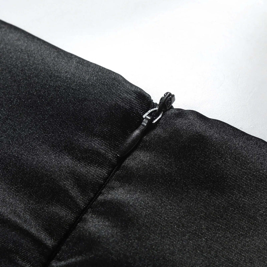 Grizelda - Black and white dress-DESTINY