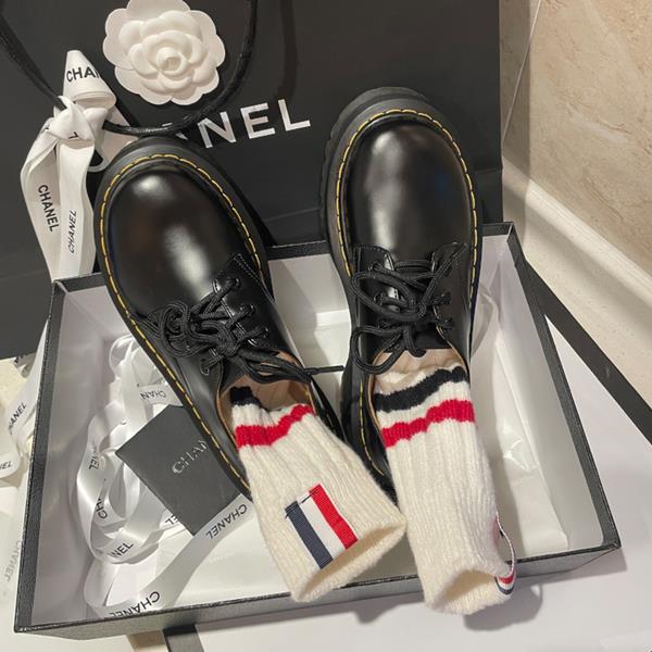 Platforms Black, Platform Oxfords, Laces-DESTINY