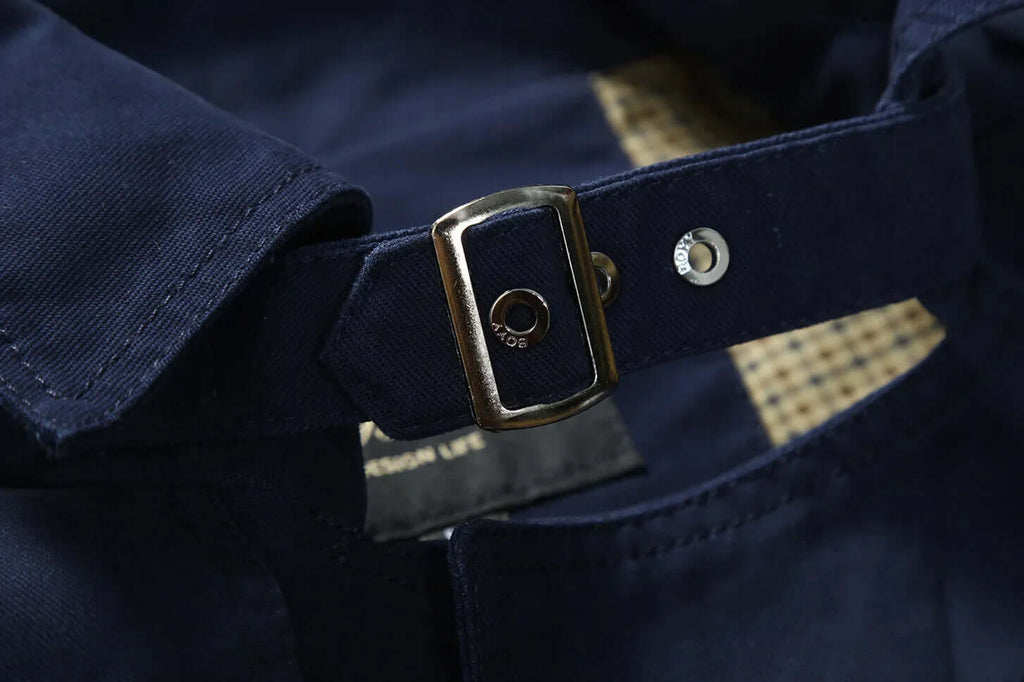 Men's fashionable long trench coat-DESTINY