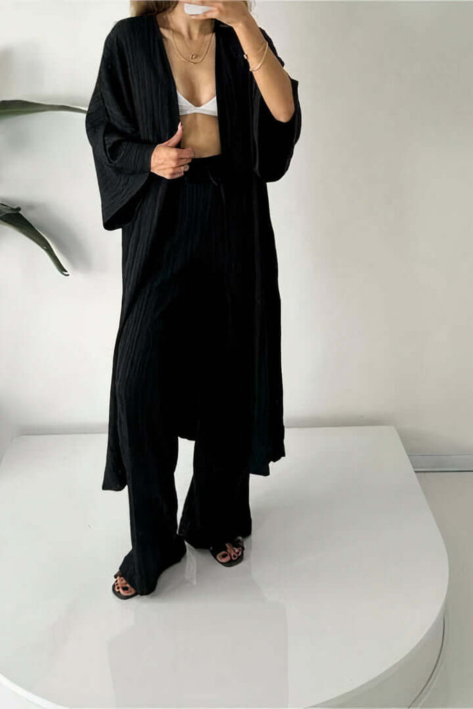 SIRI - Cardigan & trousers set-DESTINY