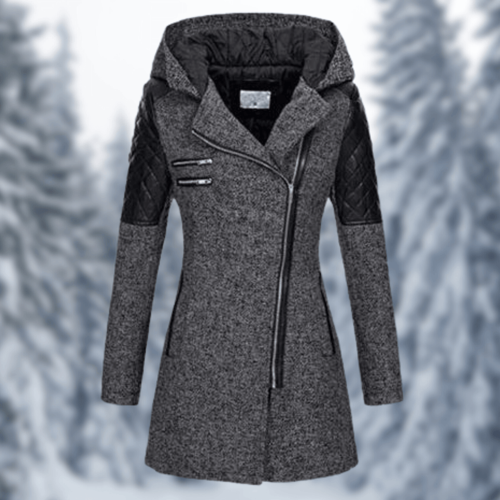 Women's coat with zip-DESTINY