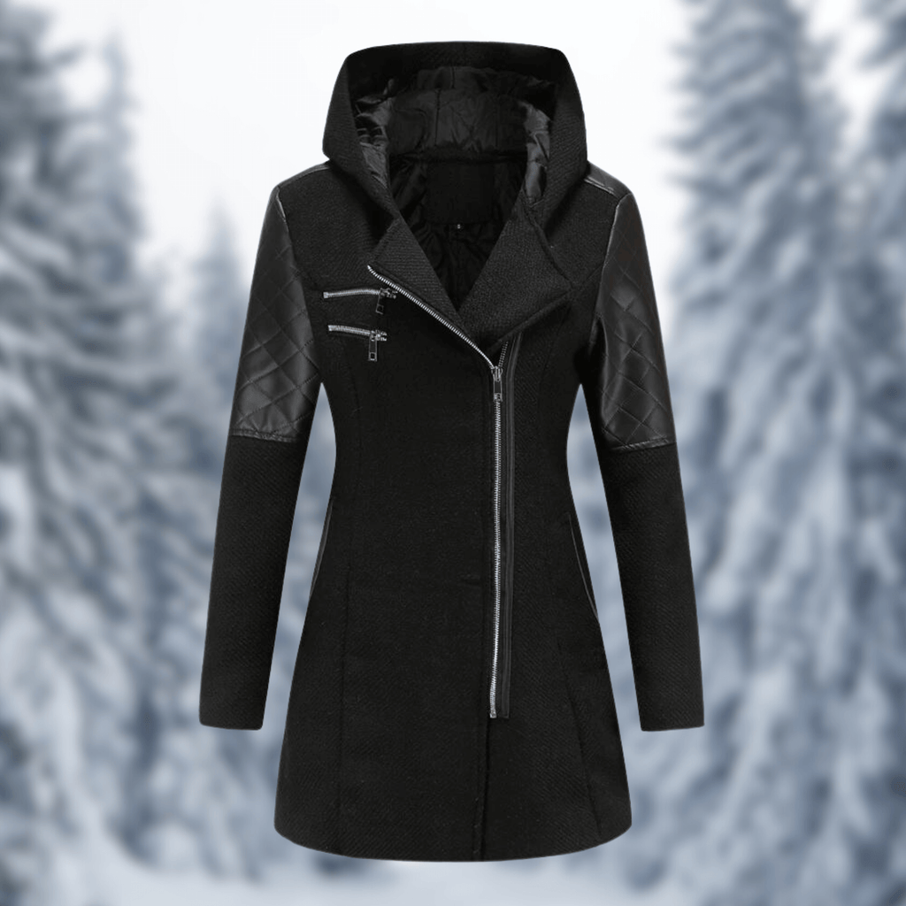 Women's coat with zip-DESTINY