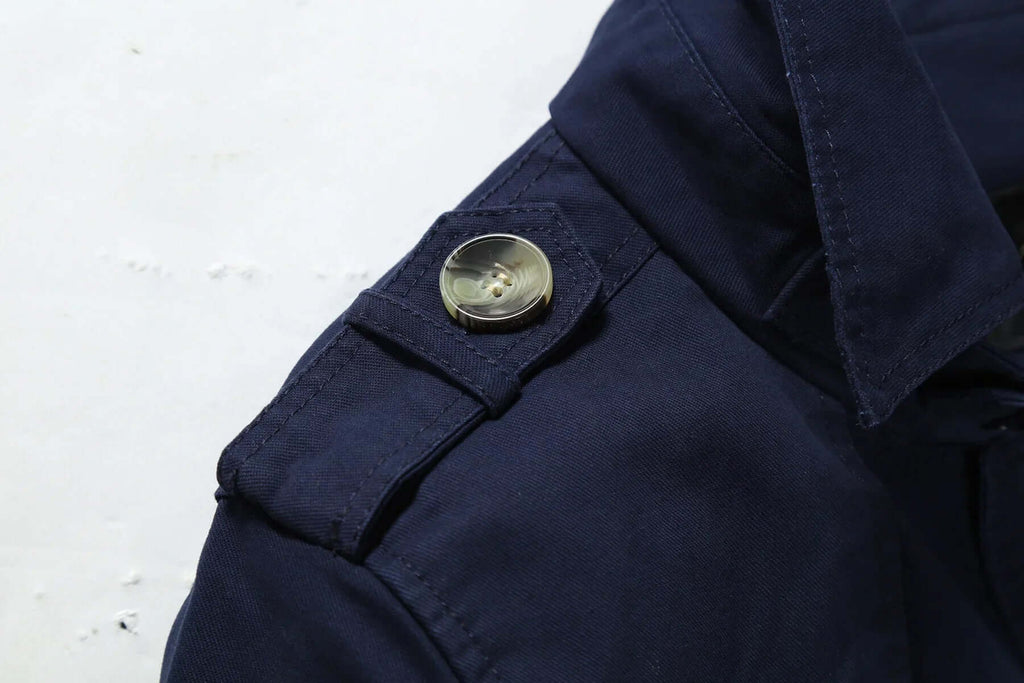 Men's fashionable long trench coat-DESTINY