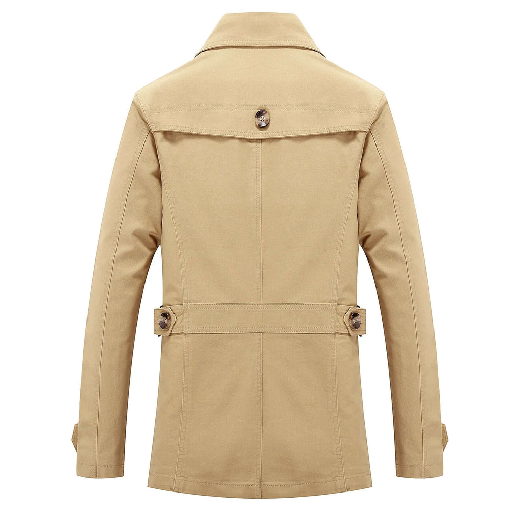 Men's fashionable long trench coat-DESTINY