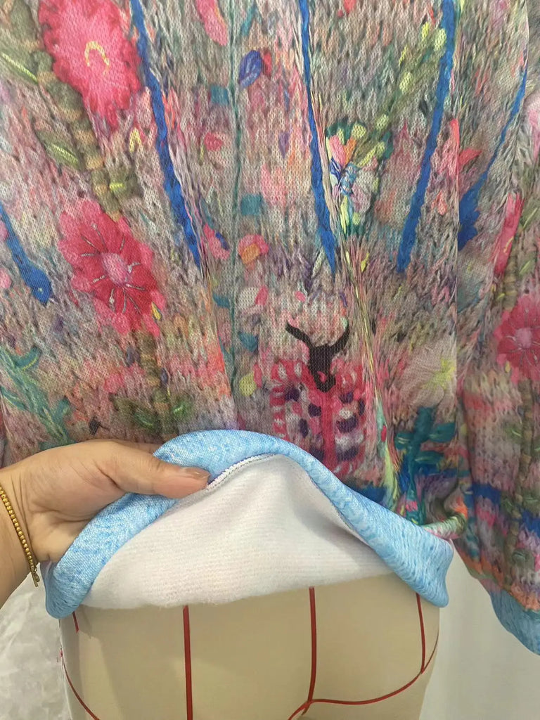 Ladies retro flannel cardigan - Perfect for chilly days-DESTINY