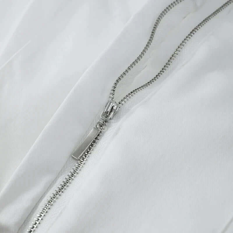 Mila - Structured, strapless top with peplum-DESTINY