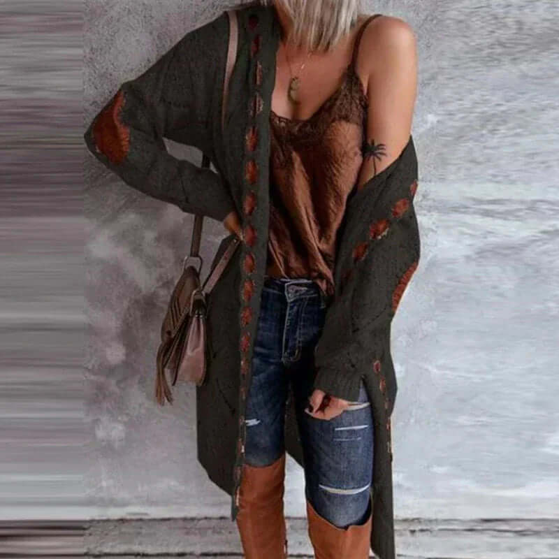 Vintage cardigan jumper-DESTINY