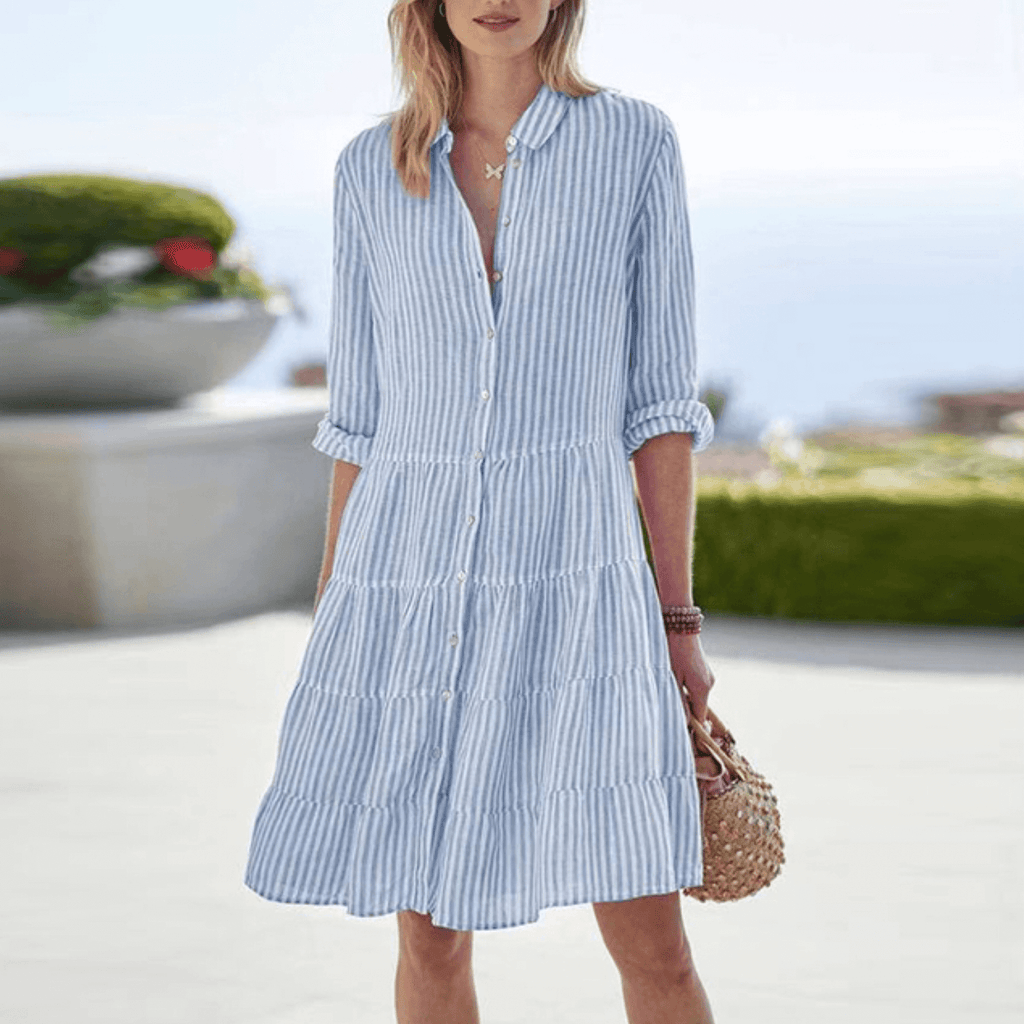 Chloe® Breezy Chic Summer Dress-DESTINY