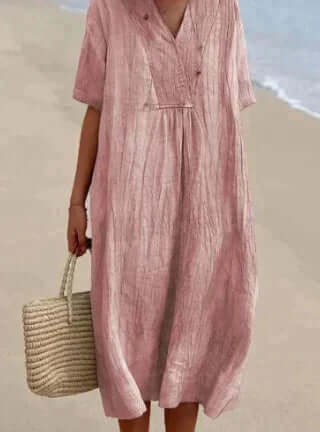 Amanda | Linen-like dress-DESTINY