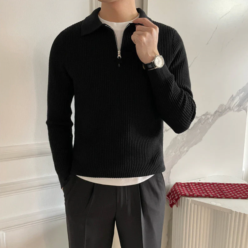 DANTE - ZIPPED SWEATER-DESTINY