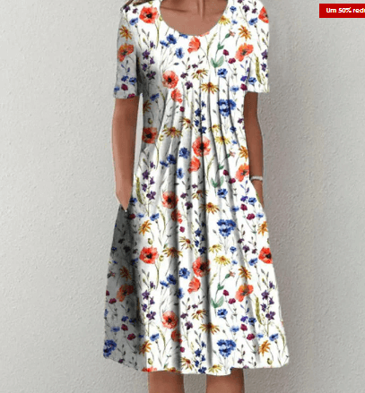 Katarina – elegant cotton dress-DESTINY