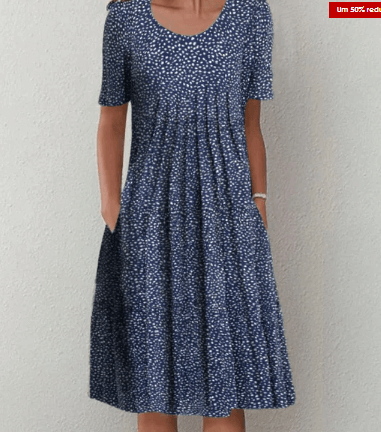 Katarina – elegant cotton dress-DESTINY