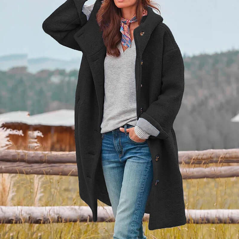 Elegant thick winter jacket for women-DESTINY
