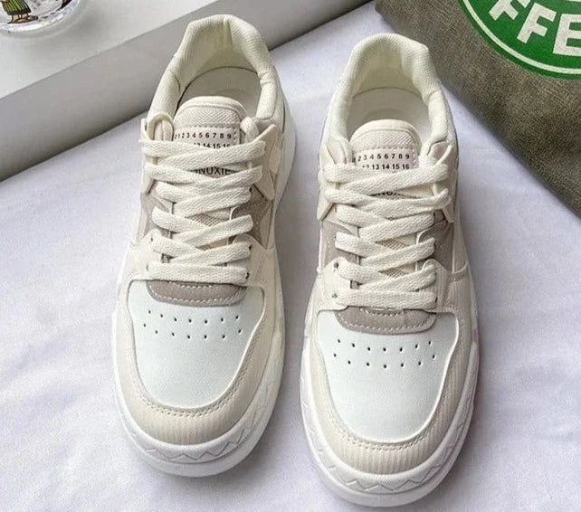 Women's sneaker with raised sole-DESTINY