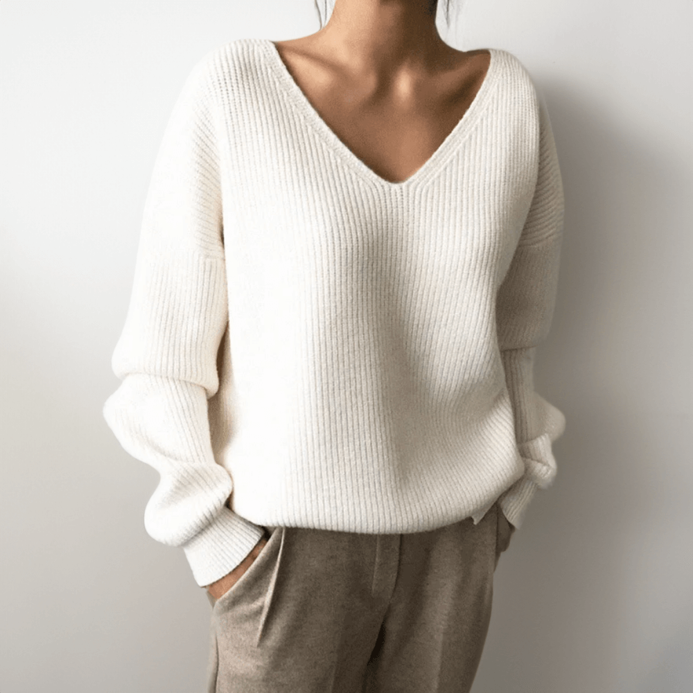Ambroisé Couture Jumper In Soft Layered Knit-DESTINY