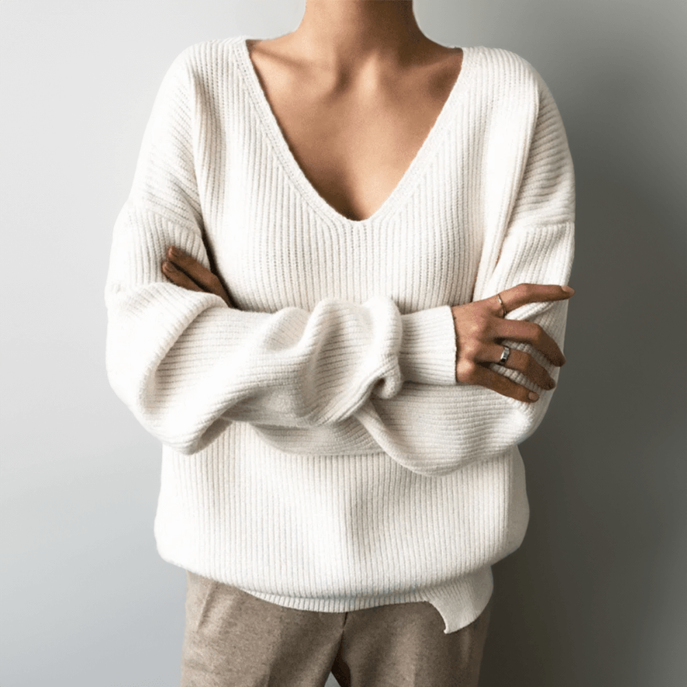 Ambroisé Couture Jumper In Soft Layered Knit-DESTINY