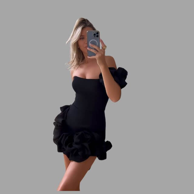 Chelsea - One-shoulder dress with a chic silhouette-DESTINY