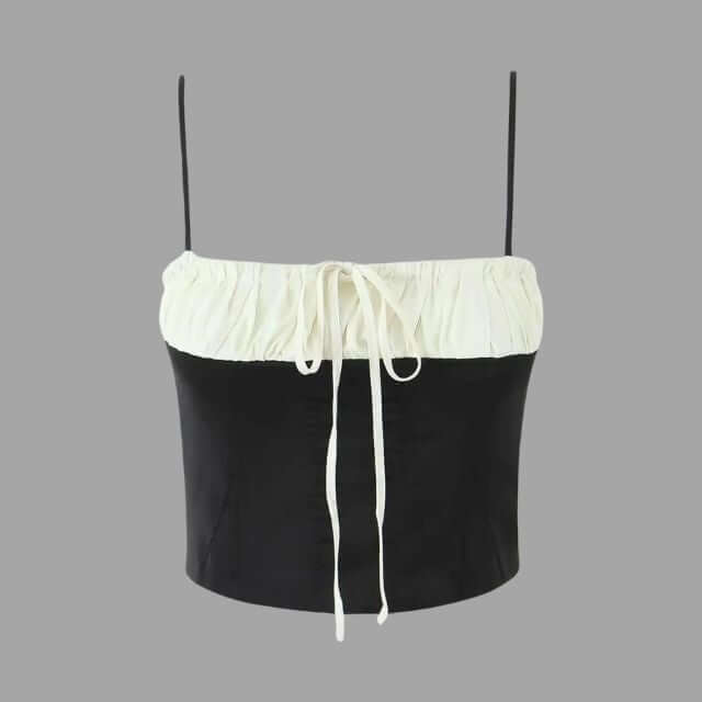 Nikki - Bustier top with ruffle detail-DESTINY