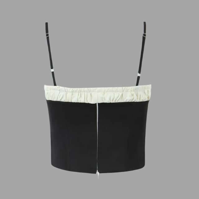 Nikki - Bustier top with ruffle detail-DESTINY